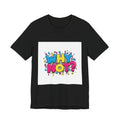 Why Not? Tee | slogan & glitch graphic, meme phrase shirt