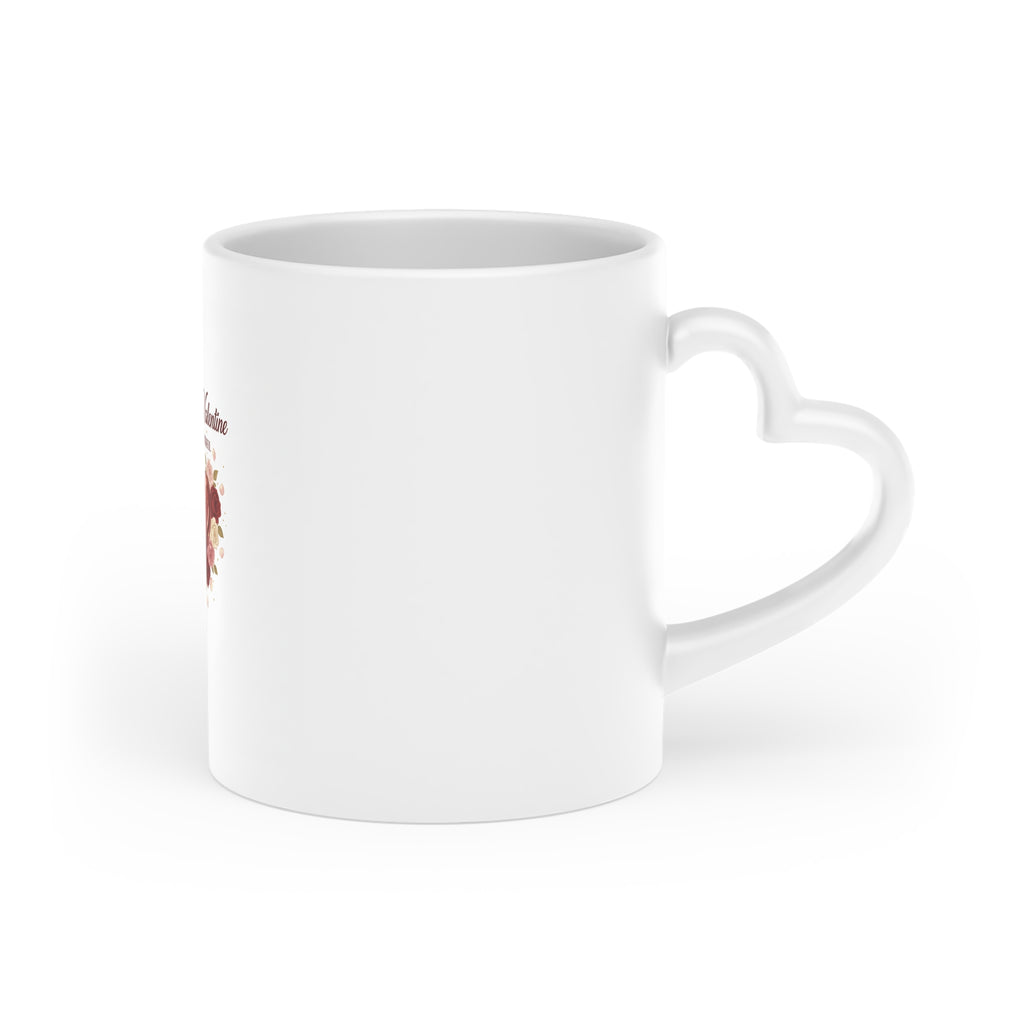 Valentine Heart Mug - "My Funny Valentine" Romantic Coffee Cup